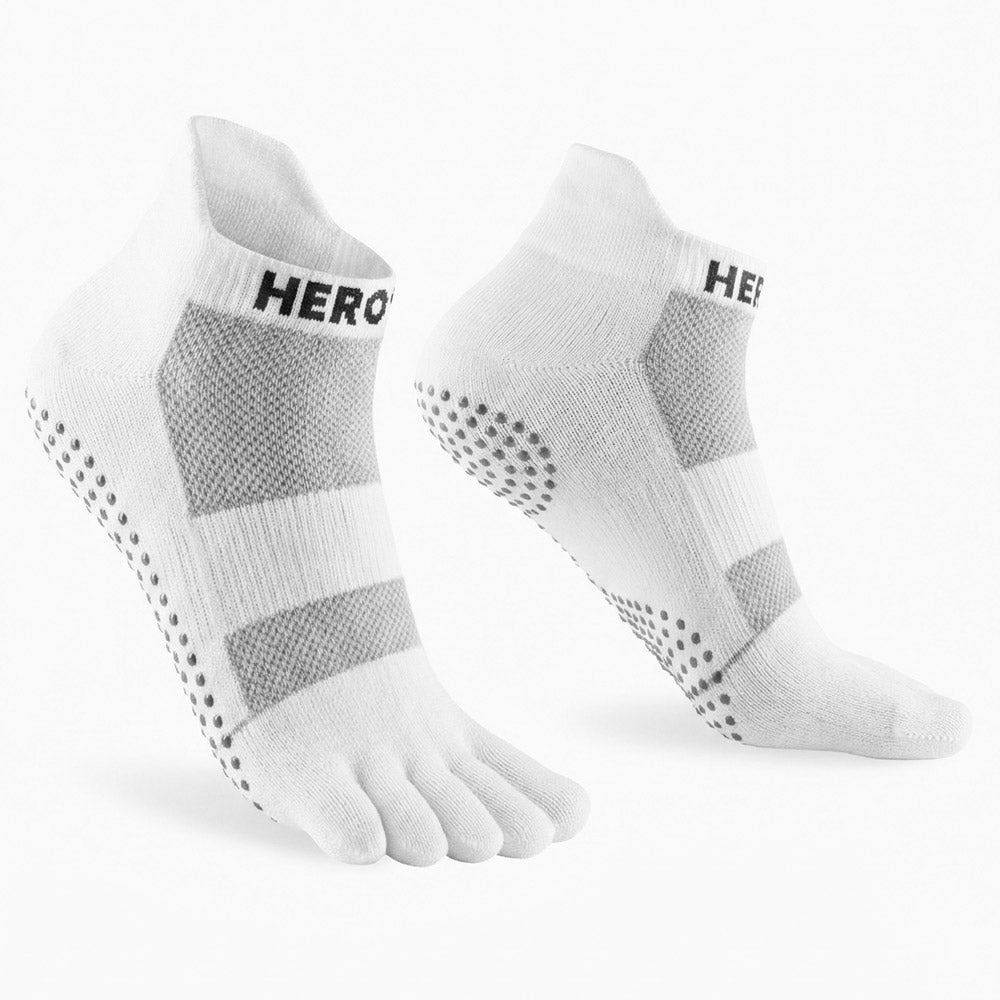 HEROSOX Five-Toe DotGrip™ Ankle Socks