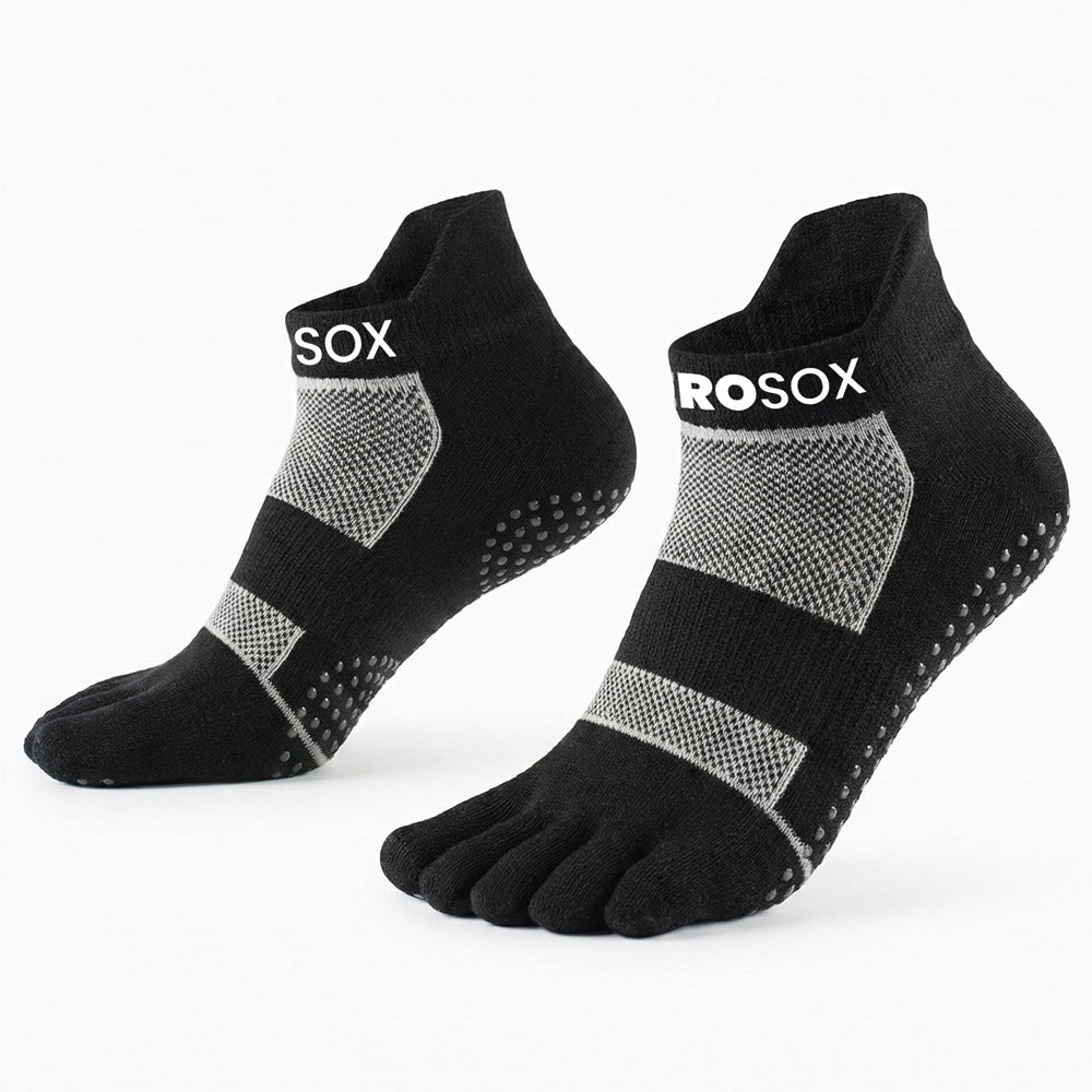 HEROSOX Five-Toe DotGrip™ Ankle Socks