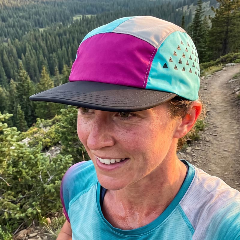 Lightweight 5-Panel Running Cap