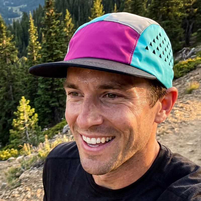 Lightweight 5-Panel Running Cap