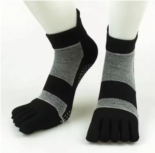 HEROSOX Five-Toe DotGrip™ Ankle Socks