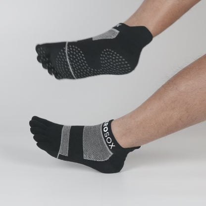 HEROSOX Five-Toe DotGrip™ Ankle Socks