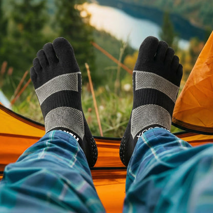 HEROSOX Five-Toe DotGrip™ Ankle Socks